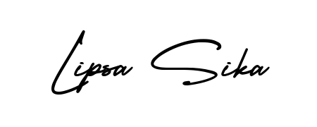 Achieve flawless digital penmanship with Lipsa Sika name in AmerikaSignatureDemo-Regular font. The perfect tool for creating online signatures. Lipsa Sika signature style 3 images and pictures png