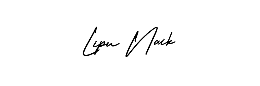 It looks lik you need a new signature style for name Lipu Naik. Design unique handwritten (AmerikaSignatureDemo-Regular) signature with our free signature maker in just a few clicks. Lipu Naik signature style 3 images and pictures png