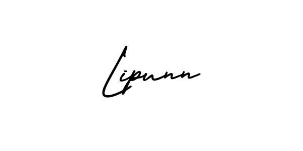 Use a signature maker to create a handwritten signature online. With this signature software, you can design (AmerikaSignatureDemo-Regular) your own signature for name Lipunn. Lipunn signature style 3 images and pictures png