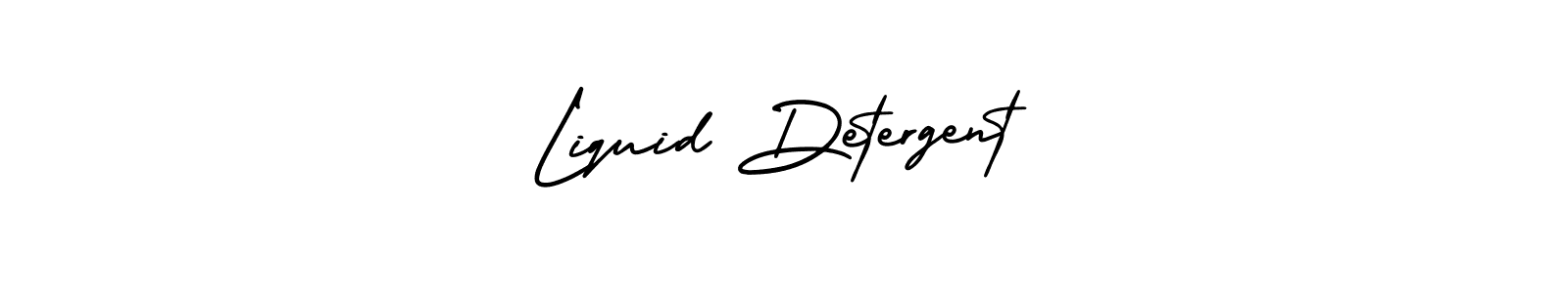 Liquid Detergent stylish signature style. Best Handwritten Sign (AmerikaSignatureDemo-Regular) for my name. Handwritten Signature Collection Ideas for my name Liquid Detergent. Liquid Detergent signature style 3 images and pictures png