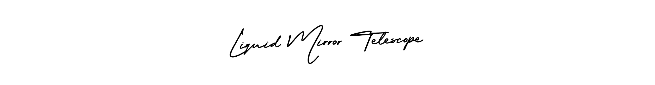 Also You can easily find your signature by using the search form. We will create Liquid Mirror Telescope name handwritten signature images for you free of cost using AmerikaSignatureDemo-Regular sign style. Liquid Mirror Telescope signature style 3 images and pictures png