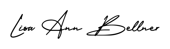 Stand out with a creative autograph for Lisa Ann Bellner. The AmerikaSignatureDemo-Regular styling blends modern aesthetics with classic signature flourishes. Lisa Ann Bellner signature style 3 images and pictures png