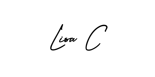 It looks lik you need a new signature style for name Lisa C. Design unique handwritten (AmerikaSignatureDemo-Regular) signature with our free signature maker in just a few clicks. Lisa C signature style 3 images and pictures png
