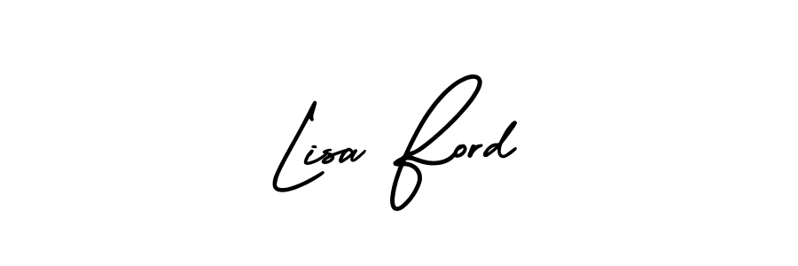 It looks lik you need a new signature style for name Lisa Ford. Design unique handwritten (AmerikaSignatureDemo-Regular) signature with our free signature maker in just a few clicks. Lisa Ford signature style 3 images and pictures png