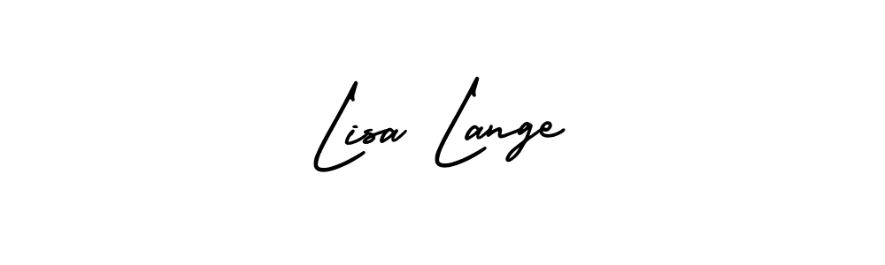 Best and Professional Signature Style for Lisa Lange. AmerikaSignatureDemo-Regular Best Signature Style Collection. Lisa Lange signature style 3 images and pictures png