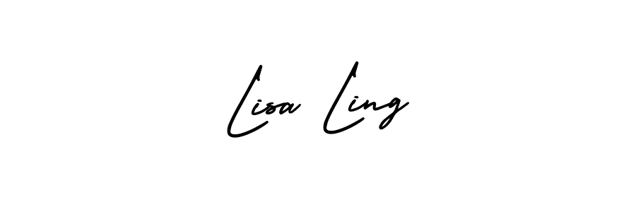 Make a short Lisa Ling signature style. Manage your documents anywhere anytime using AmerikaSignatureDemo-Regular. Create and add eSignatures, submit forms, share and send files easily. Lisa Ling signature style 3 images and pictures png