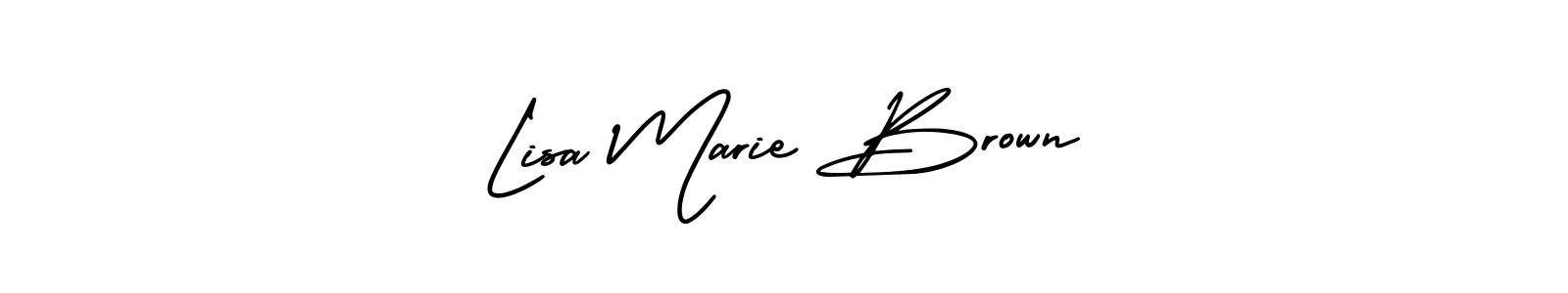 Create a beautiful signature design for name Lisa Marie Brown. With this signature (AmerikaSignatureDemo-Regular) fonts, you can make a handwritten signature for free. Lisa Marie Brown signature style 3 images and pictures png