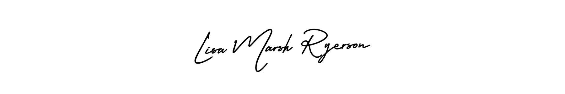 Best and Professional Signature Style for Lisa Marsh Ryerson. AmerikaSignatureDemo-Regular Best Signature Style Collection. Lisa Marsh Ryerson signature style 3 images and pictures png
