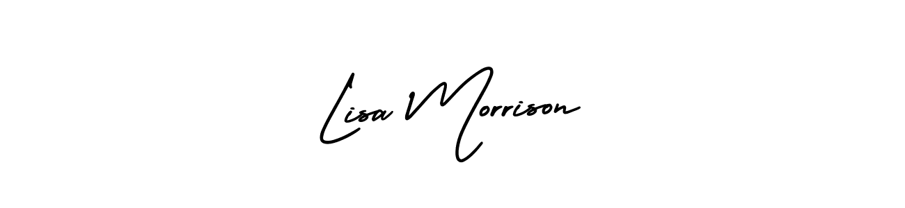 Use a signature maker to create a handwritten signature online. With this signature software, you can design (AmerikaSignatureDemo-Regular) your own signature for name Lisa Morrison. Lisa Morrison signature style 3 images and pictures png