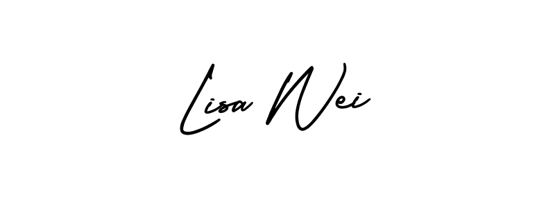 Make a short Lisa Wei signature style. Manage your documents anywhere anytime using AmerikaSignatureDemo-Regular. Create and add eSignatures, submit forms, share and send files easily. Lisa Wei signature style 3 images and pictures png