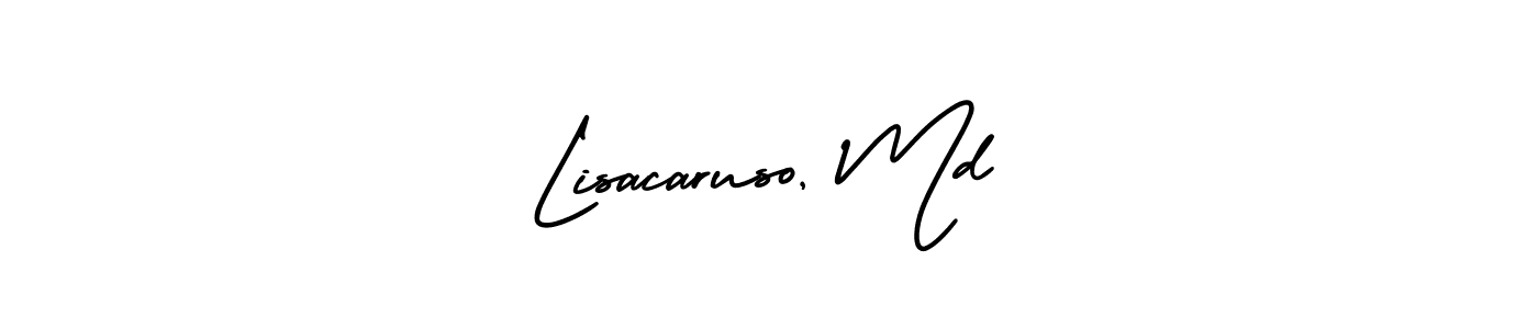 How to make Lisacaruso, Md name signature. Use AmerikaSignatureDemo-Regular style for creating short signs online. This is the latest handwritten sign. Lisacaruso, Md signature style 3 images and pictures png