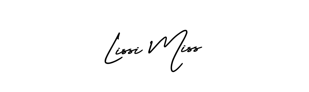 Make a beautiful signature design for name Lissi Miss. With this signature (AmerikaSignatureDemo-Regular) style, you can create a handwritten signature for free. Lissi Miss signature style 3 images and pictures png