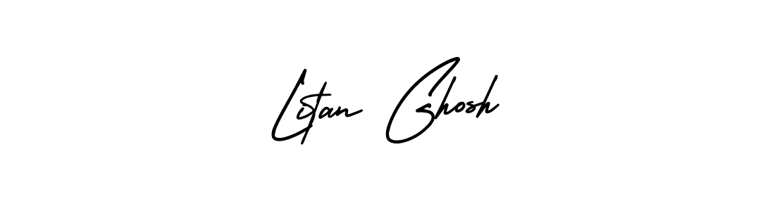 Make a beautiful signature design for name Litan Ghosh. With this signature (AmerikaSignatureDemo-Regular) style, you can create a handwritten signature for free. Litan Ghosh signature style 3 images and pictures png