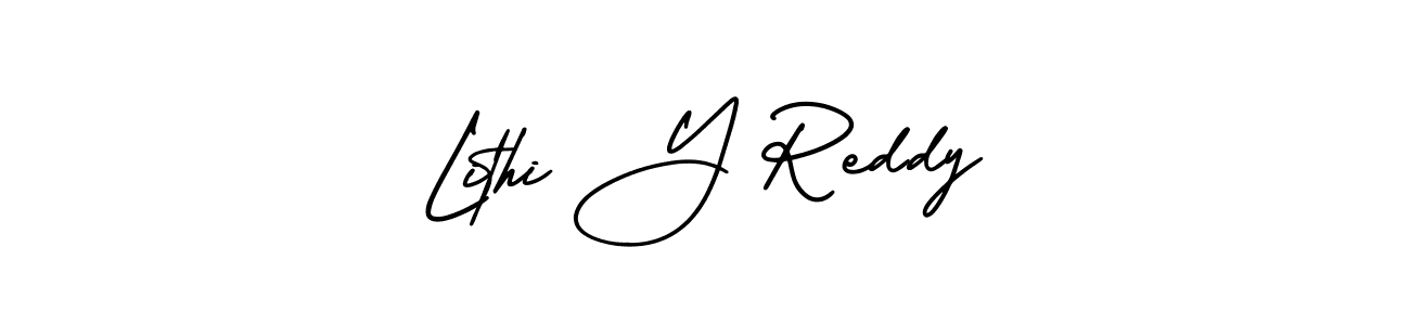 Check out images of Autograph of Lithi Y Reddy name. Actor Lithi Y Reddy Signature Style. AmerikaSignatureDemo-Regular is a professional sign style online. Lithi Y Reddy signature style 3 images and pictures png