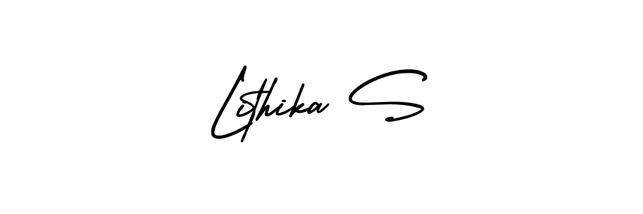 Also we have Lithika S name is the best signature style. Create professional handwritten signature collection using AmerikaSignatureDemo-Regular autograph style. Lithika S signature style 3 images and pictures png