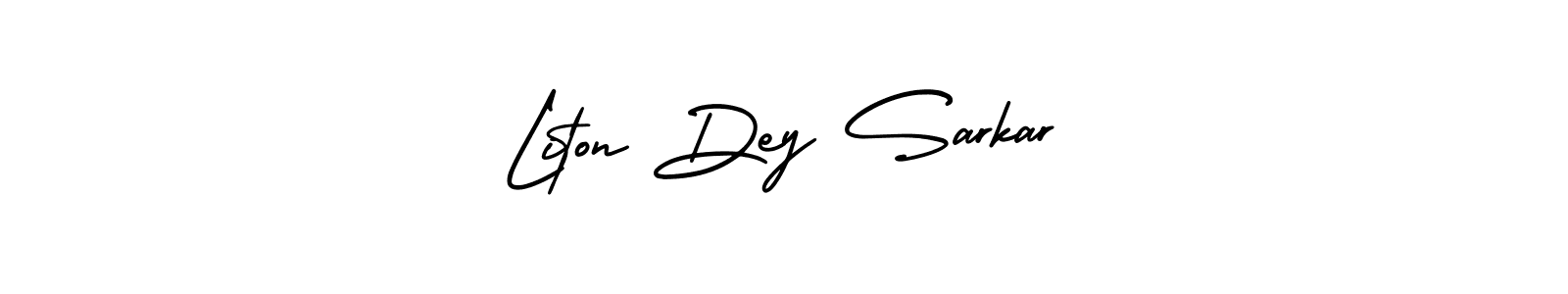 Also we have Liton Dey Sarkar name is the best signature style. Create professional handwritten signature collection using AmerikaSignatureDemo-Regular autograph style. Liton Dey Sarkar signature style 3 images and pictures png