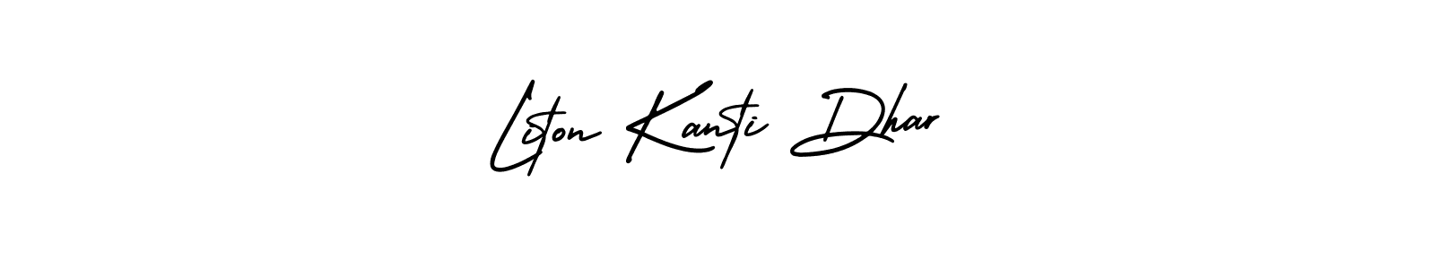 Also we have Liton Kanti Dhar name is the best signature style. Create professional handwritten signature collection using AmerikaSignatureDemo-Regular autograph style. Liton Kanti Dhar signature style 3 images and pictures png