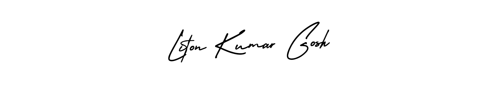Here are the top 10 professional signature styles for the name Liton Kumar Gosh. These are the best autograph styles you can use for your name. Liton Kumar Gosh signature style 3 images and pictures png