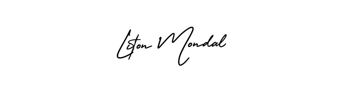 You can use this online signature creator to create a handwritten signature for the name Liton Mondal. This is the best online autograph maker. Liton Mondal signature style 3 images and pictures png