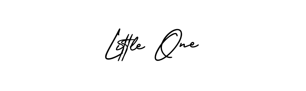 How to make Little One name signature. Use AmerikaSignatureDemo-Regular style for creating short signs online. This is the latest handwritten sign. Little One signature style 3 images and pictures png
