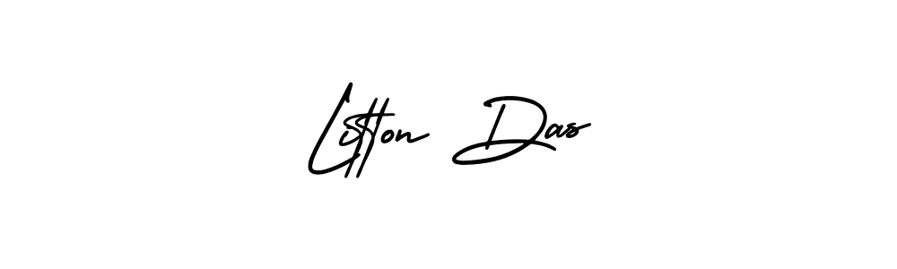 Also You can easily find your signature by using the search form. We will create Litton Das name handwritten signature images for you free of cost using AmerikaSignatureDemo-Regular sign style. Litton Das signature style 3 images and pictures png
