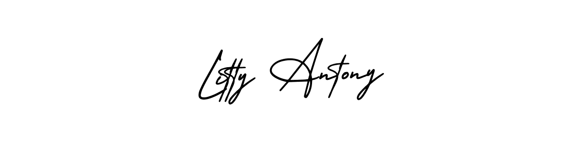 See photos of Litty Antony official signature by Spectra . Check more albums & portfolios. Read reviews & check more about AmerikaSignatureDemo-Regular font. Litty Antony signature style 3 images and pictures png