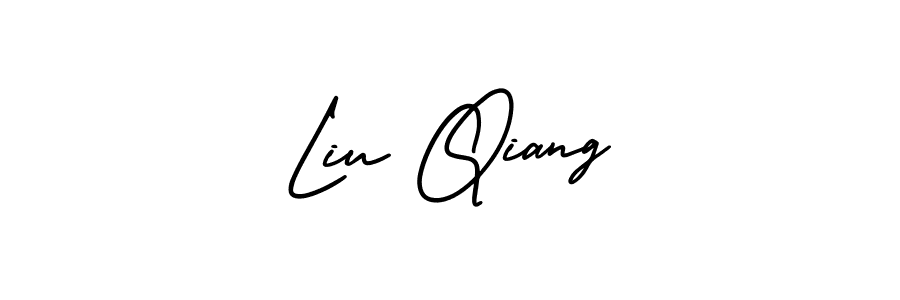 How to Draw Liu Qiang signature style? AmerikaSignatureDemo-Regular is a latest design signature styles for name Liu Qiang. Liu Qiang signature style 3 images and pictures png