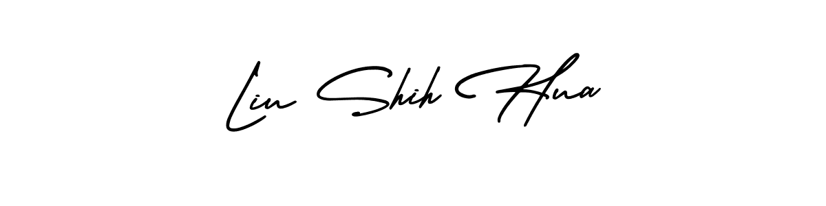 It looks lik you need a new signature style for name Liu Shih Hua. Design unique handwritten (AmerikaSignatureDemo-Regular) signature with our free signature maker in just a few clicks. Liu Shih Hua signature style 3 images and pictures png