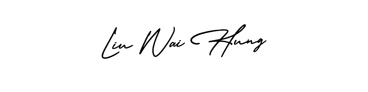 Make a short Liu Wai Hung signature style. Manage your documents anywhere anytime using AmerikaSignatureDemo-Regular. Create and add eSignatures, submit forms, share and send files easily. Liu Wai Hung signature style 3 images and pictures png