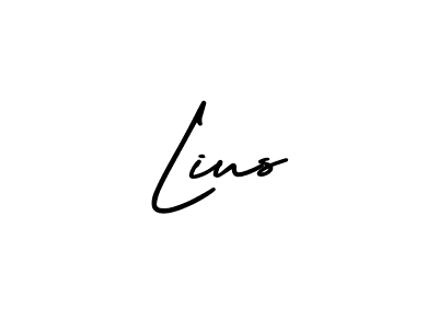 Design your own signature with our free online signature maker. With this signature software, you can create a handwritten (AmerikaSignatureDemo-Regular) signature for name Lius. Lius signature style 3 images and pictures png