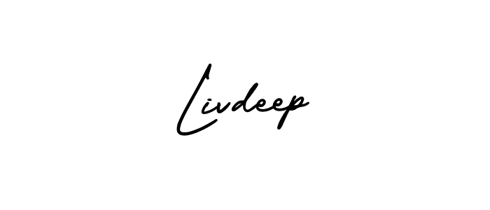 This is the best signature style for the Livdeep name. Also you like these signature font (AmerikaSignatureDemo-Regular). Mix name signature. Livdeep signature style 3 images and pictures png