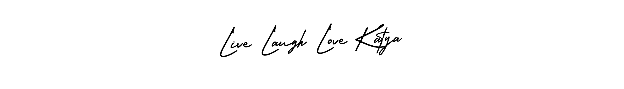 This is the best signature style for the Live Laugh Love Katya name. Also you like these signature font (AmerikaSignatureDemo-Regular). Mix name signature. Live Laugh Love Katya signature style 3 images and pictures png