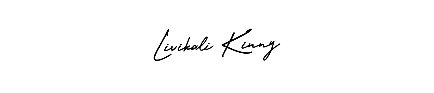 This is the best signature style for the Livikali Kinny name. Also you like these signature font (AmerikaSignatureDemo-Regular). Mix name signature. Livikali Kinny signature style 3 images and pictures png