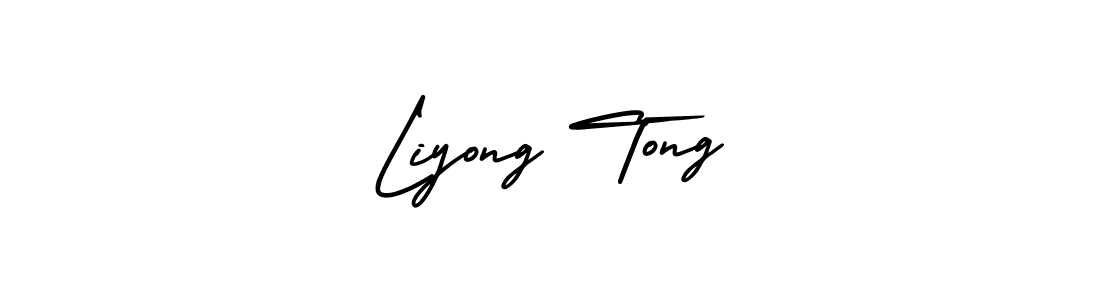 if you are searching for the best signature style for your name Liyong Tong. so please give up your signature search. here we have designed multiple signature styles  using AmerikaSignatureDemo-Regular. Liyong Tong signature style 3 images and pictures png