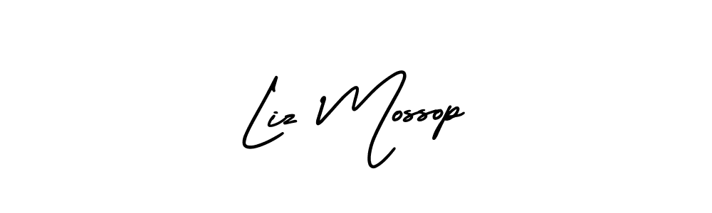 Create a beautiful signature design for name Liz Mossop. With this signature (AmerikaSignatureDemo-Regular) fonts, you can make a handwritten signature for free. Liz Mossop signature style 3 images and pictures png