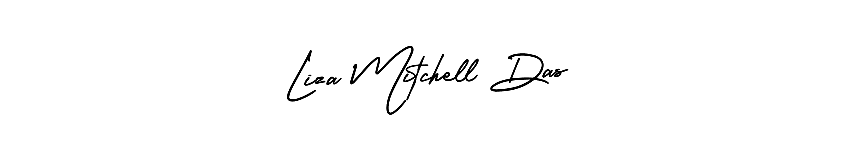 Best and Professional Signature Style for Liza Mitchell Das. AmerikaSignatureDemo-Regular Best Signature Style Collection. Liza Mitchell Das signature style 3 images and pictures png