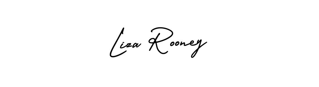 How to Draw Liza Rooney signature style? AmerikaSignatureDemo-Regular is a latest design signature styles for name Liza Rooney. Liza Rooney signature style 3 images and pictures png