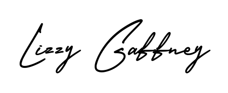 Looking for an artistic signature for Lizzy Gaffney? The AmerikaSignatureDemo-Regular calligraphy style gives a sophisticated flow suitable for business cards and emails. Lizzy Gaffney signature style 3 images and pictures png