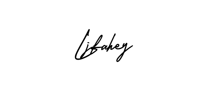 How to Draw Ljfahey signature style? AmerikaSignatureDemo-Regular is a latest design signature styles for name Ljfahey. Ljfahey signature style 3 images and pictures png