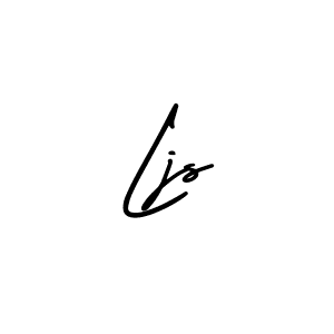 Design your own signature with our free online signature maker. With this signature software, you can create a handwritten (AmerikaSignatureDemo-Regular) signature for name Ljs. Ljs signature style 3 images and pictures png