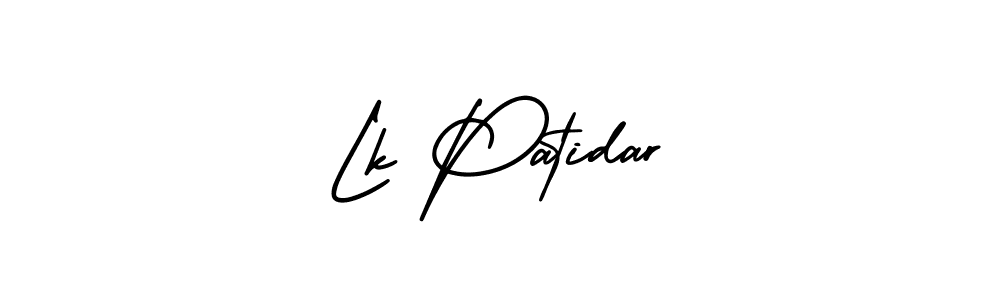 Use a signature maker to create a handwritten signature online. With this signature software, you can design (AmerikaSignatureDemo-Regular) your own signature for name Lk Patidar. Lk Patidar signature style 3 images and pictures png