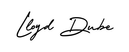 If you are searching for the best signature style for your name Lloyd Dube, here we have designed multiple signature styles using AmerikaSignatureDemo-Regular. Lloyd Dube signature style 3 images and pictures png