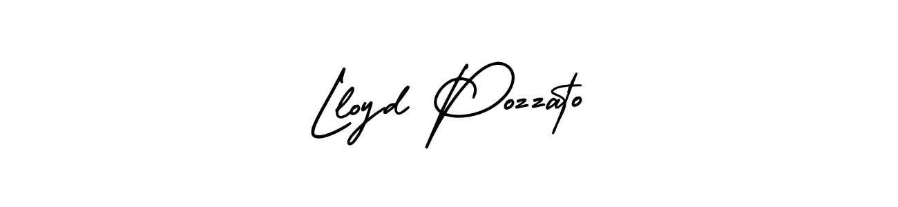 Design your own signature with our free online signature maker. With this signature software, you can create a handwritten (AmerikaSignatureDemo-Regular) signature for name Lloyd Pozzato. Lloyd Pozzato signature style 3 images and pictures png