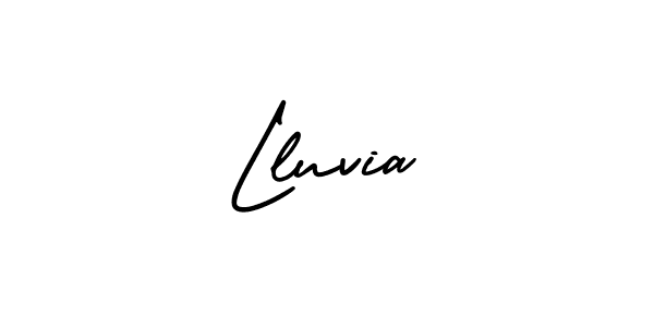 Create a beautiful signature design for name Lluvia. With this signature (AmerikaSignatureDemo-Regular) fonts, you can make a handwritten signature for free. Lluvia signature style 3 images and pictures png