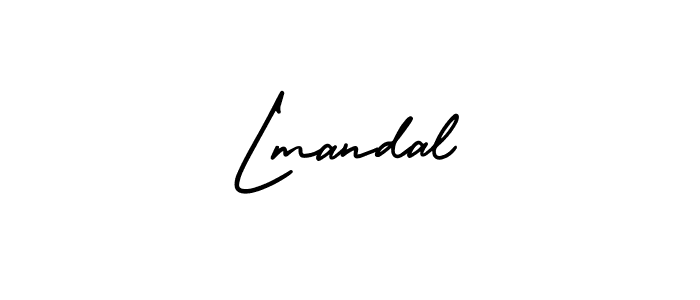 if you are searching for the best signature style for your name Lmandal. so please give up your signature search. here we have designed multiple signature styles  using AmerikaSignatureDemo-Regular. Lmandal signature style 3 images and pictures png