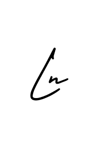 It looks lik you need a new signature style for name Ln. Design unique handwritten (AmerikaSignatureDemo-Regular) signature with our free signature maker in just a few clicks. Ln signature style 3 images and pictures png