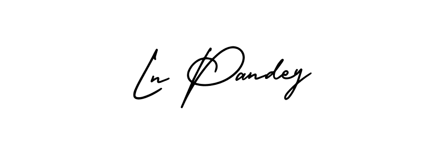 Make a beautiful signature design for name Ln Pandey. Use this online signature maker to create a handwritten signature for free. Ln Pandey signature style 3 images and pictures png