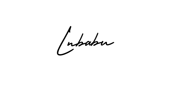 Make a beautiful signature design for name Lnbabu. With this signature (AmerikaSignatureDemo-Regular) style, you can create a handwritten signature for free. Lnbabu signature style 3 images and pictures png