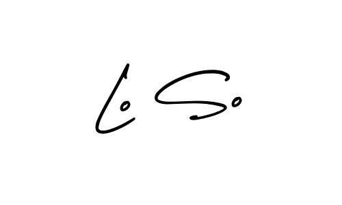 Also You can easily find your signature by using the search form. We will create Lo So name handwritten signature images for you free of cost using AmerikaSignatureDemo-Regular sign style. Lo So signature style 3 images and pictures png