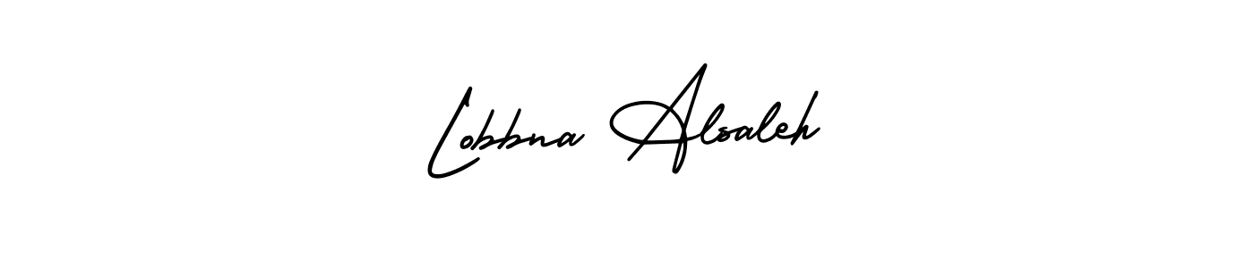 How to make Lobbna Alsaleh name signature. Use AmerikaSignatureDemo-Regular style for creating short signs online. This is the latest handwritten sign. Lobbna Alsaleh signature style 3 images and pictures png